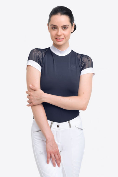 Cavalliera Contessa Short Sleeve Shirt - Navy