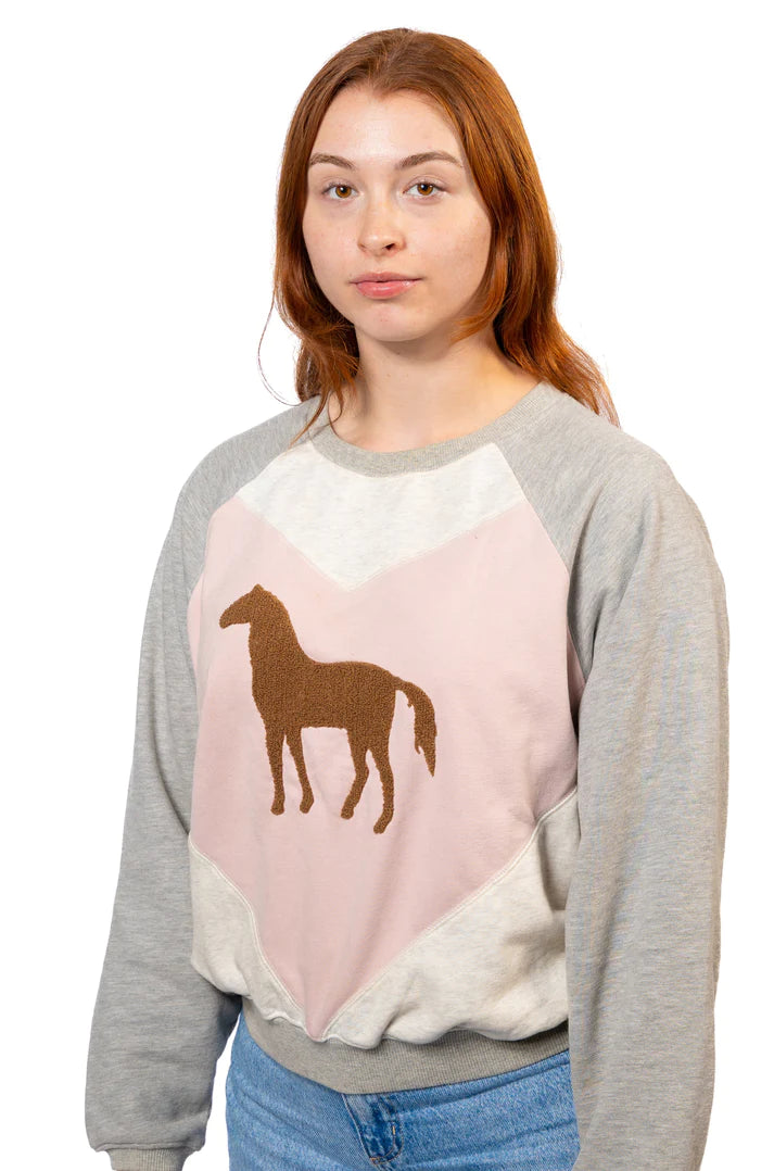 Horse sweatshirts clearance