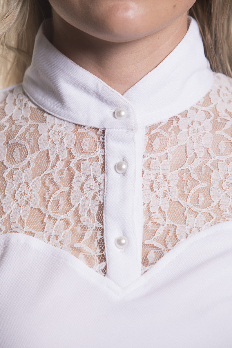 GRACE SHOW SHIRT WITH LACE - Leveza
