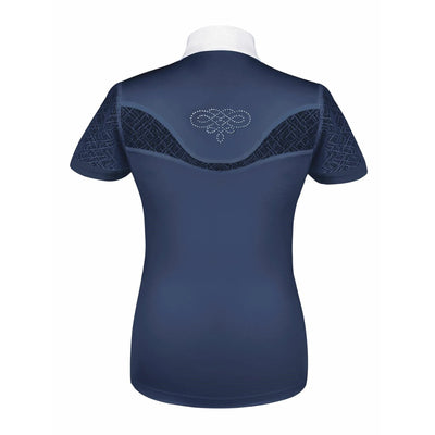 FAIR PLAY CECILE COMPETITION SHORT SLEEVE SHOW SHIRT - Navy