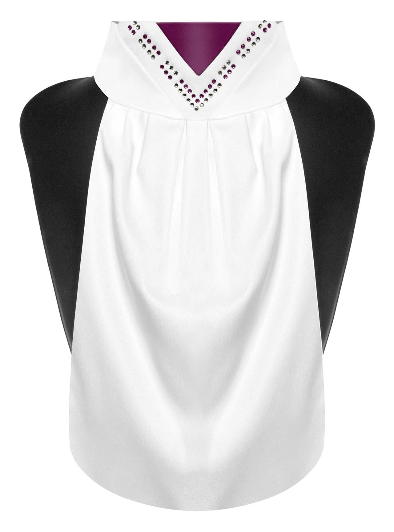 Faven stock tie Royal berry