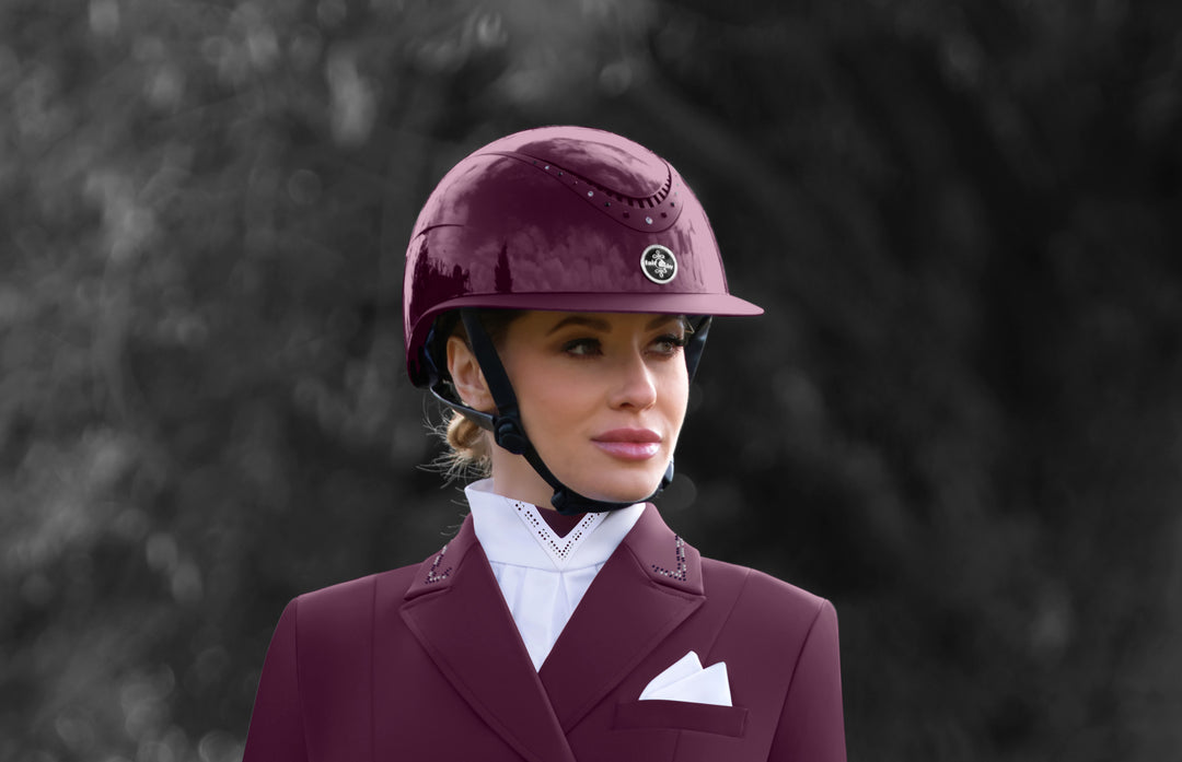 Faven stock tie Royal berry