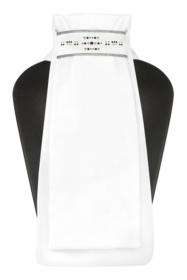 Stock prêt à nouer FP GWEN blanc-brun L (38-40 cm)