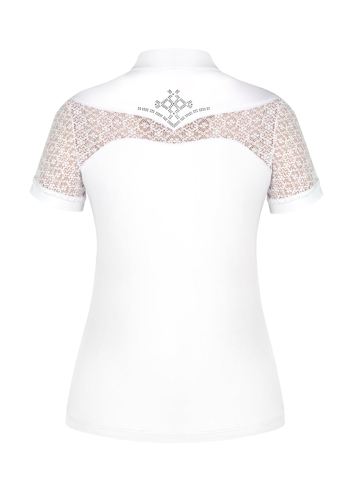 Rozzie white show shirt