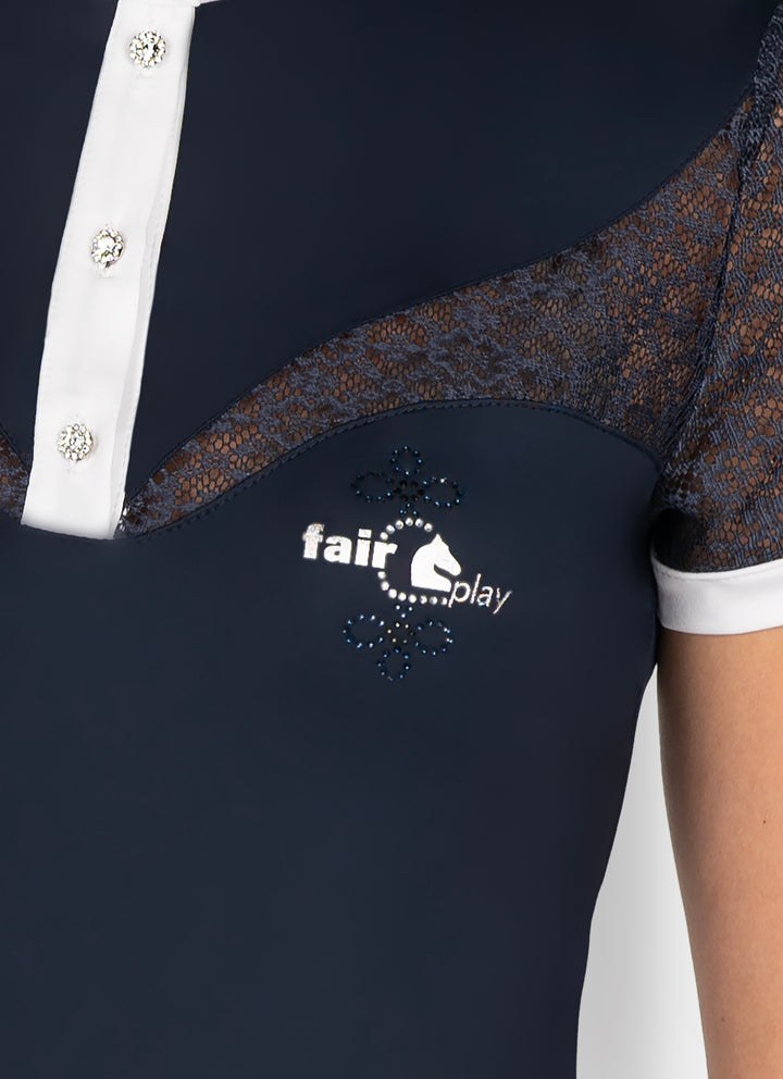 Chemise de spectacle Rozzie Navy