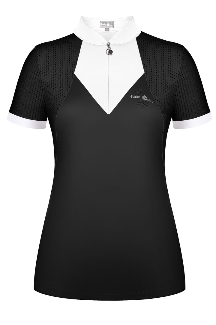 Chemise de compétition Brianna noire