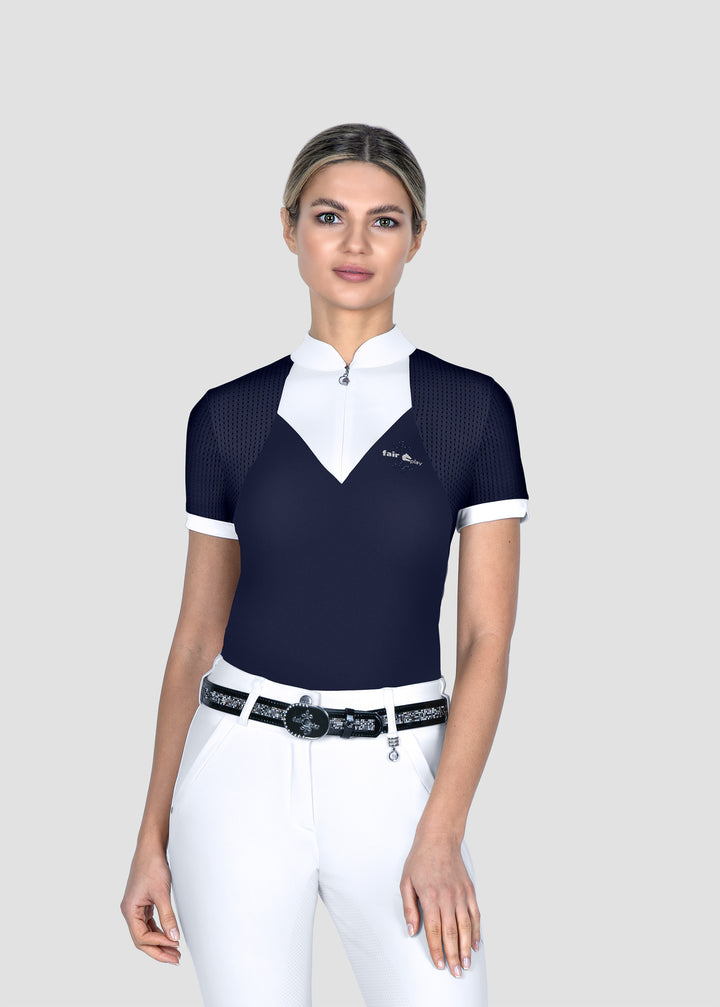 Chemise de compétition Brianna noire