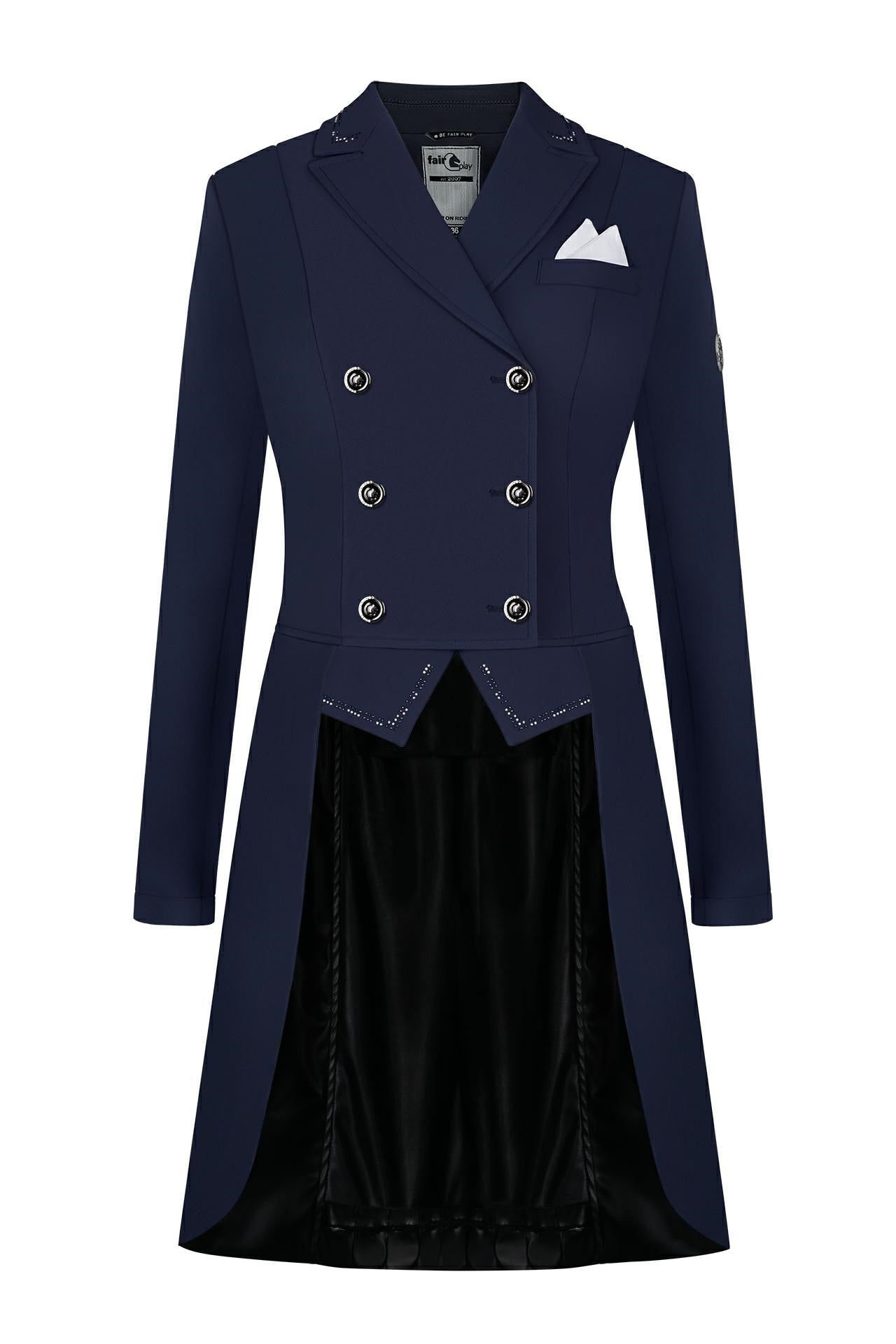 Nadine tail coat Navy / silver
