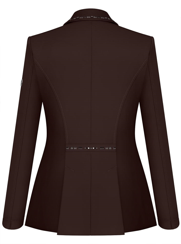 Reiko queue courte marron argent