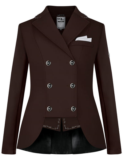 Reiko short tail brown silver