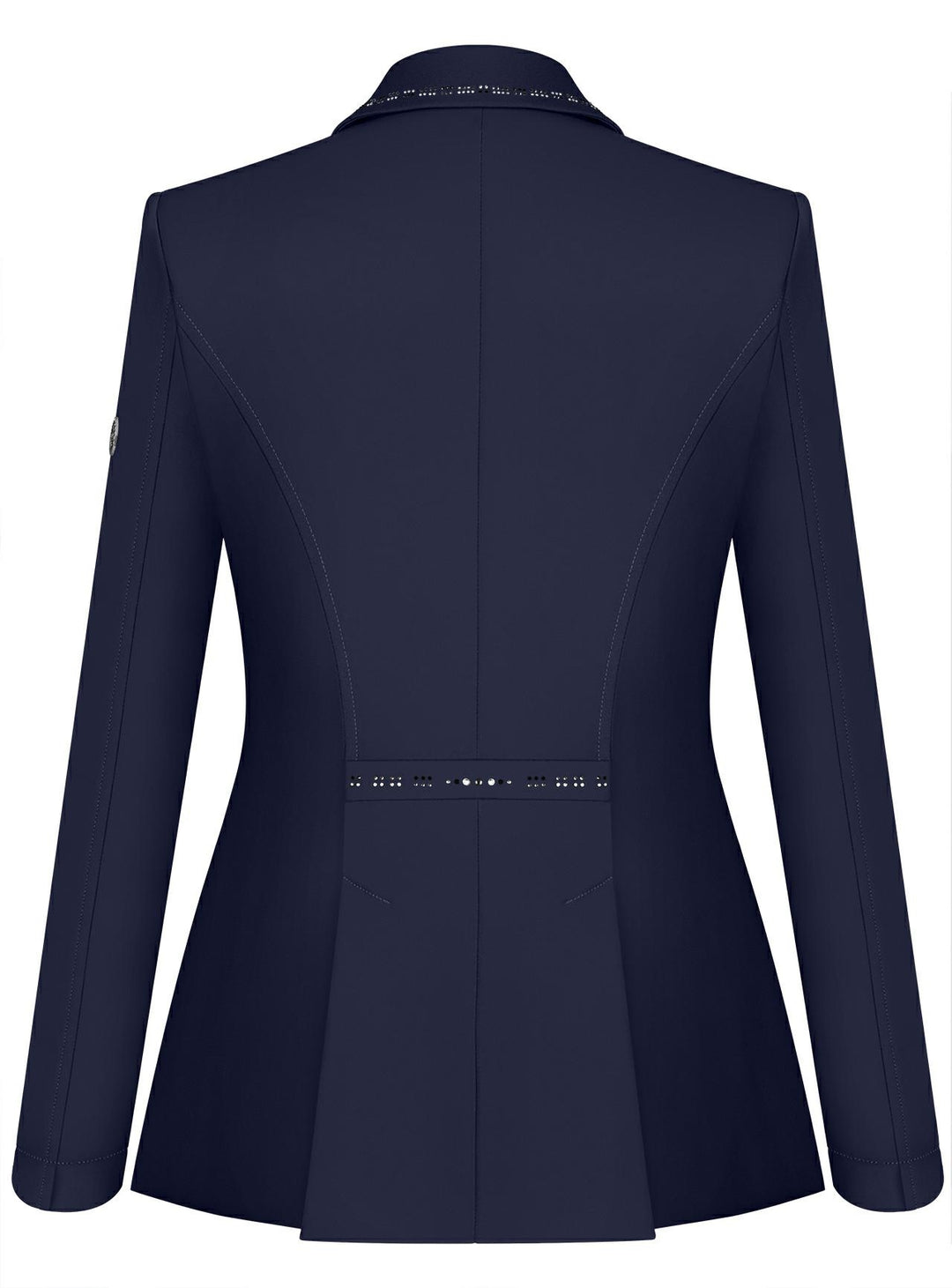 Reiko Navy queue courte argent 