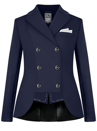 Reiko Navy short tail silver