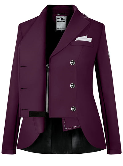 Reiko short tail Royal Berry silver