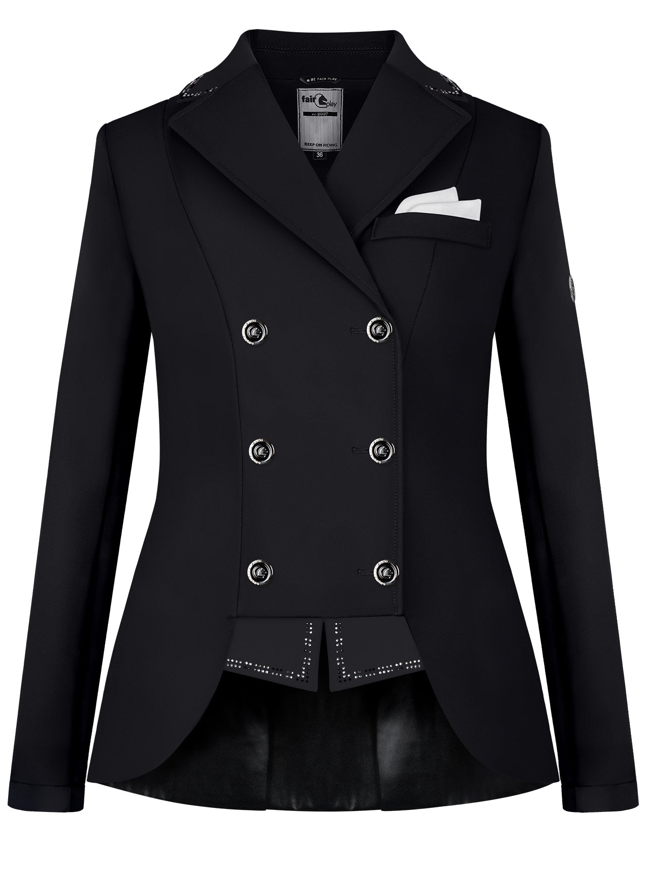 Reiko Black silver short tail