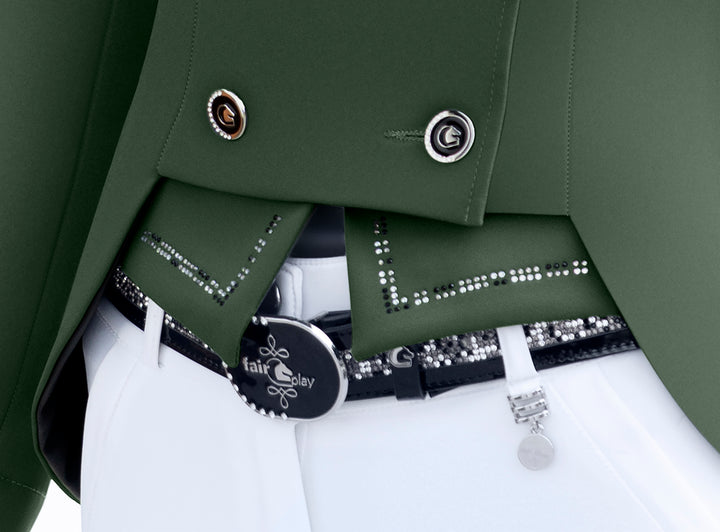 Dressage short tailcoat FP REIKO dark sage - Pre order