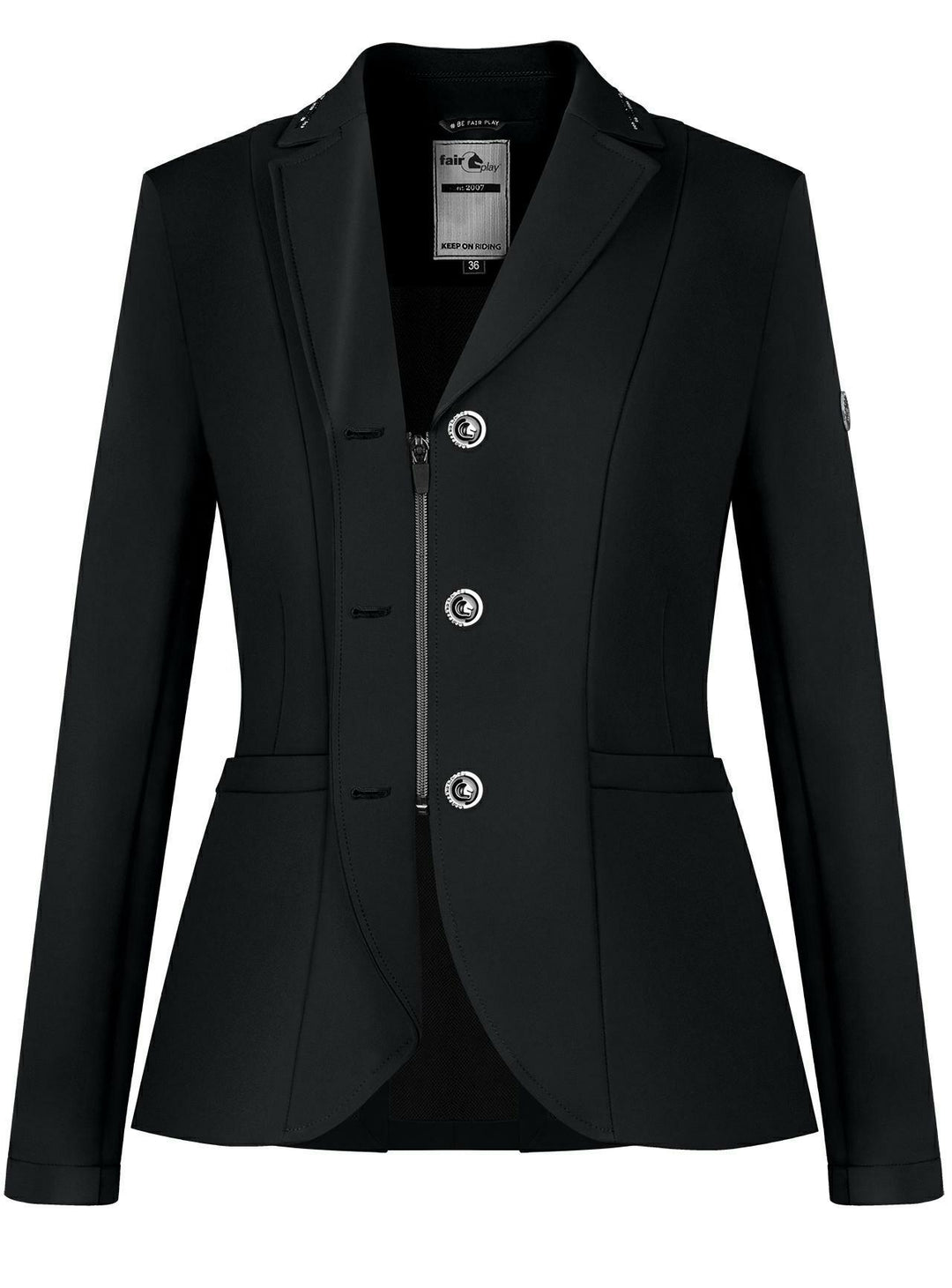Show jacket FP NATALIE black silver - Leveza