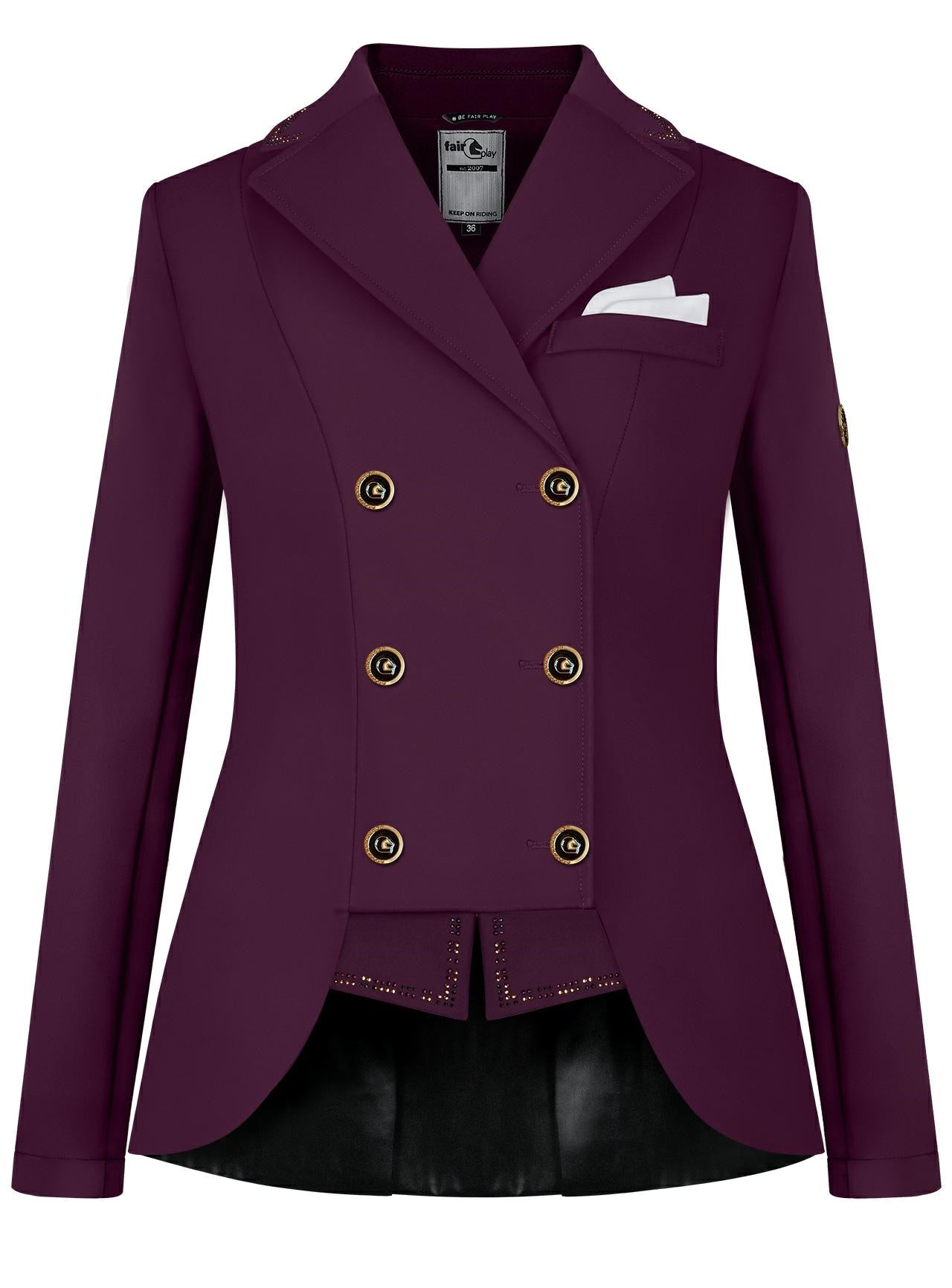 Reiko short tail - Royal berry gold