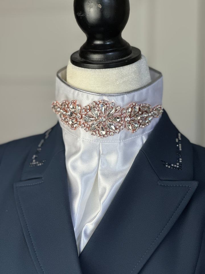 Cravate de stock or rose magique