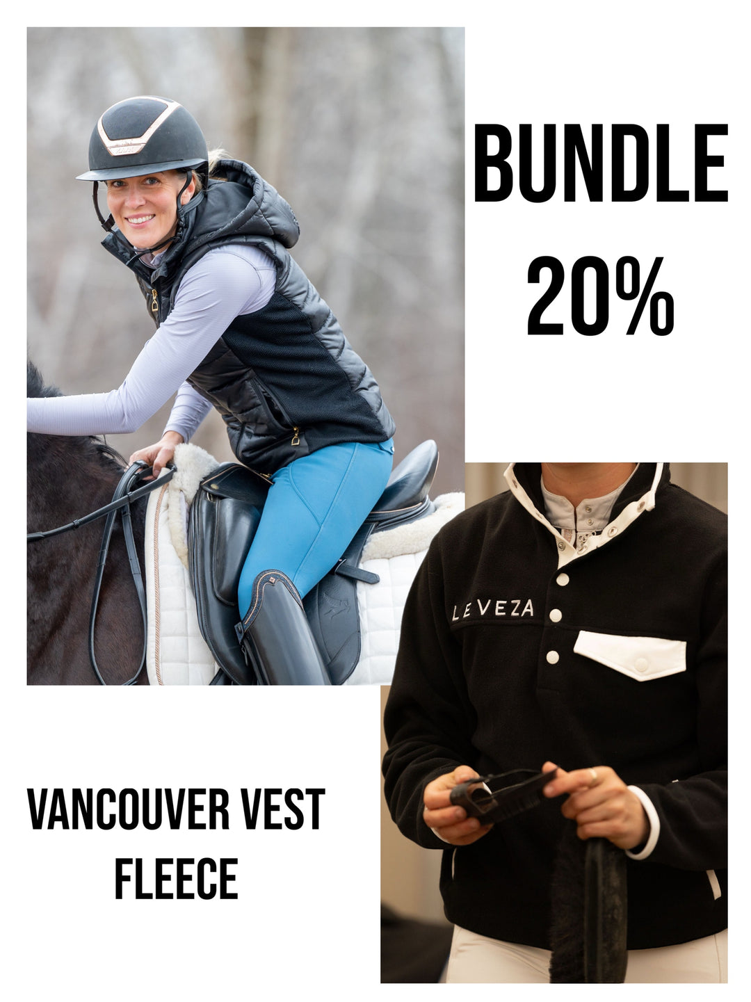 Fleece and Vancouver vest Bundle - Save 20% - Leveza