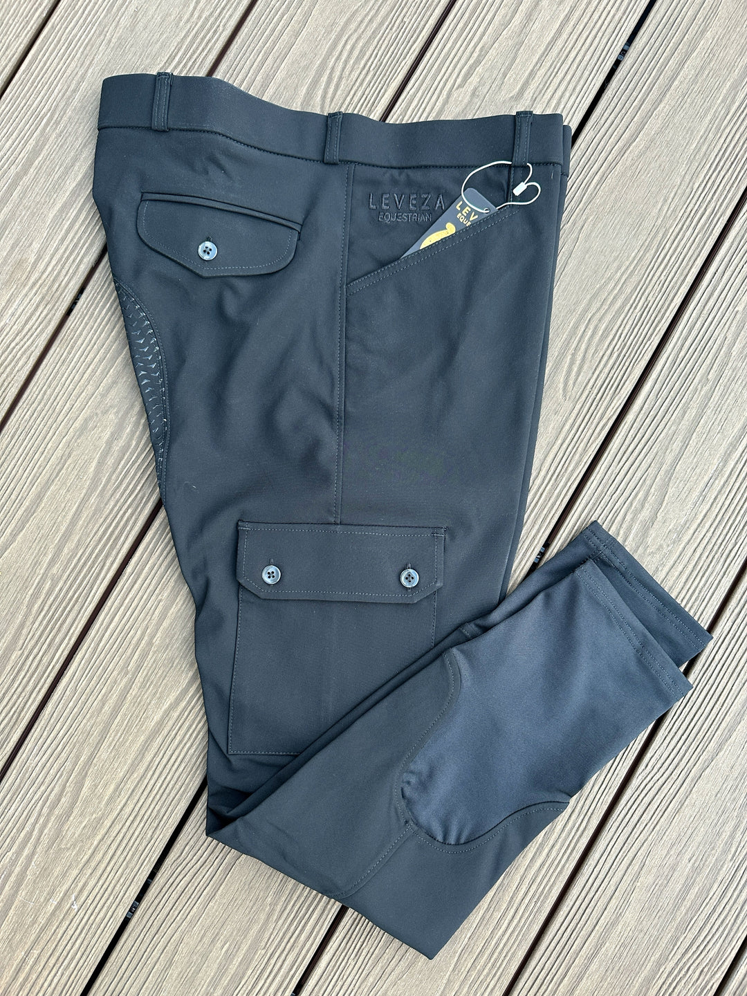 Men Cargo breeches - Black