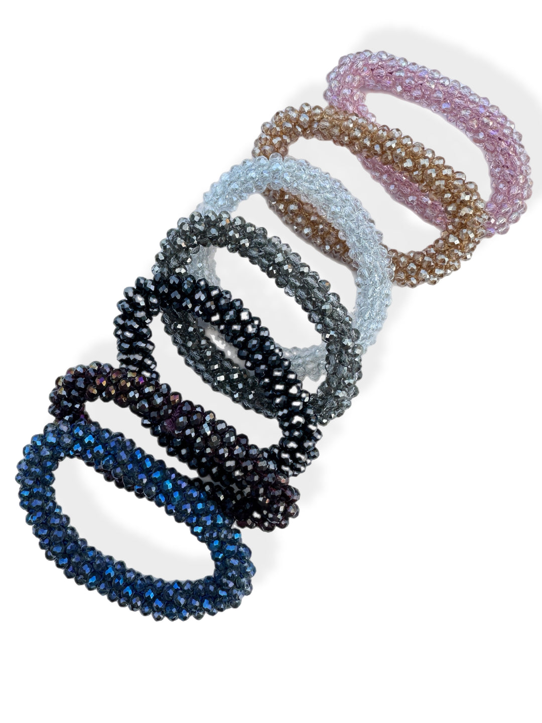 Crystal hair elastic