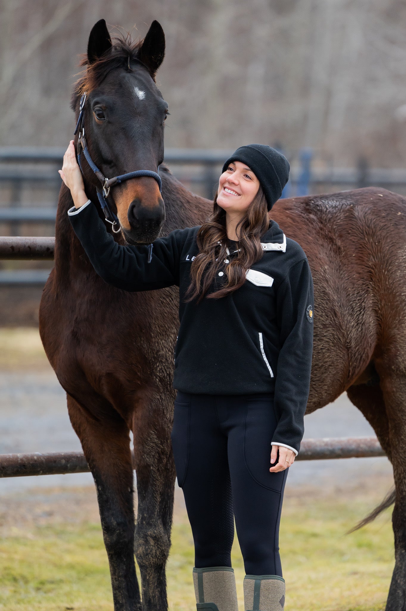 Leggings d'hiver Serenata - Noirs -