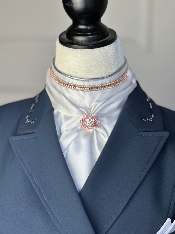 Cravate de cou en or rose