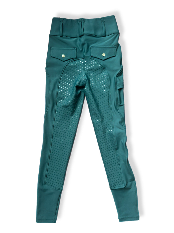 The Always Fits Full Seat Breech - Green - Leveza