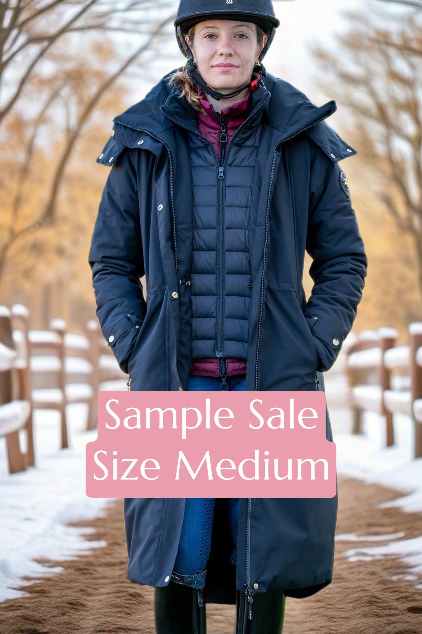 Sample Sale - Medium Black winter Jacket