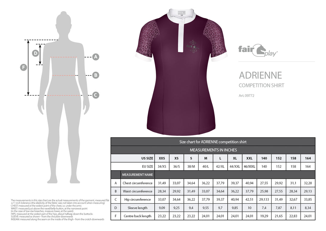 Chemise de concours Brianna White
