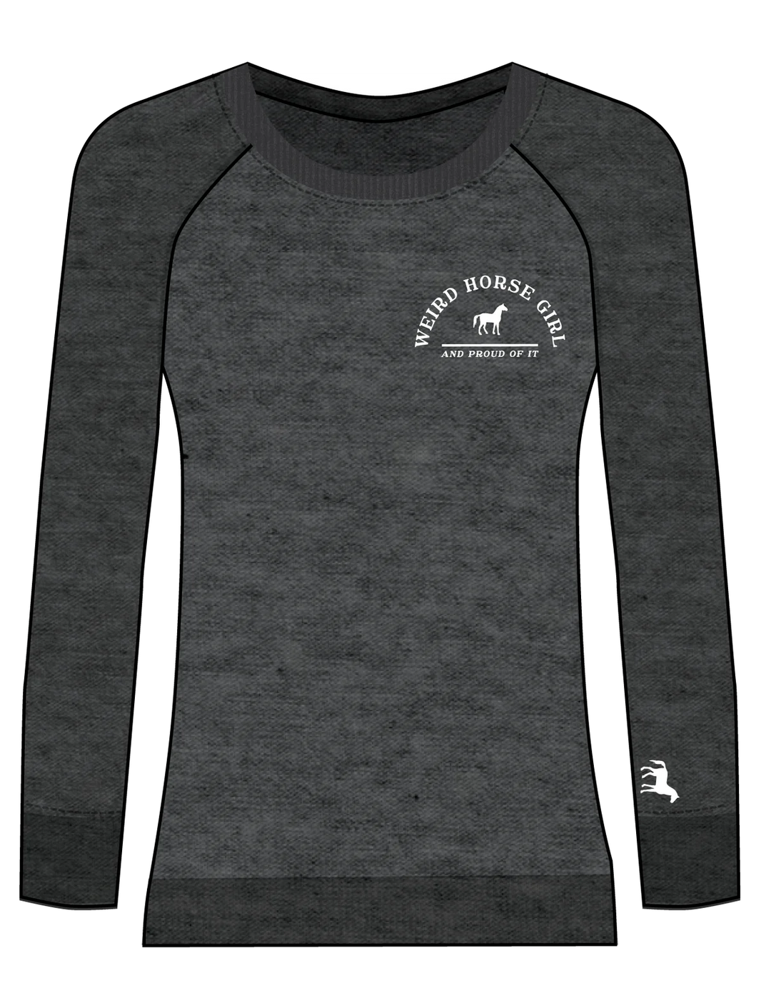 Weird Horse Girl Active Sweatshirt