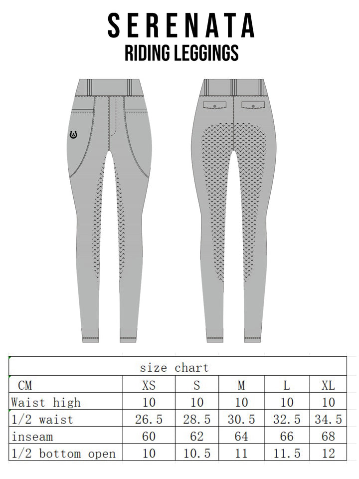 Serenata Black Riding leggings - Leveza