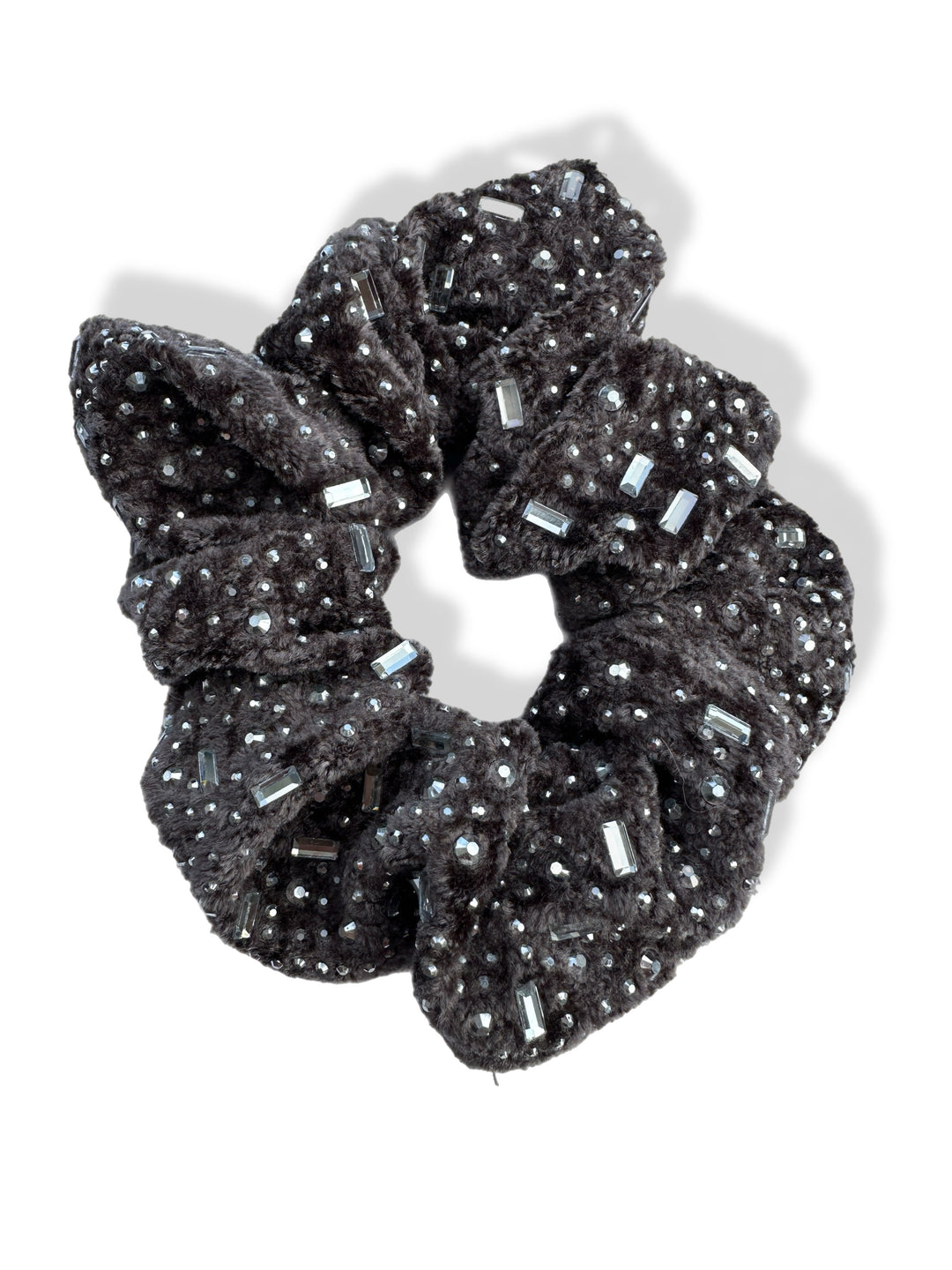 Hair scrunchie for show bow