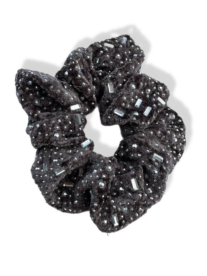 Hair scrunchie for show bow