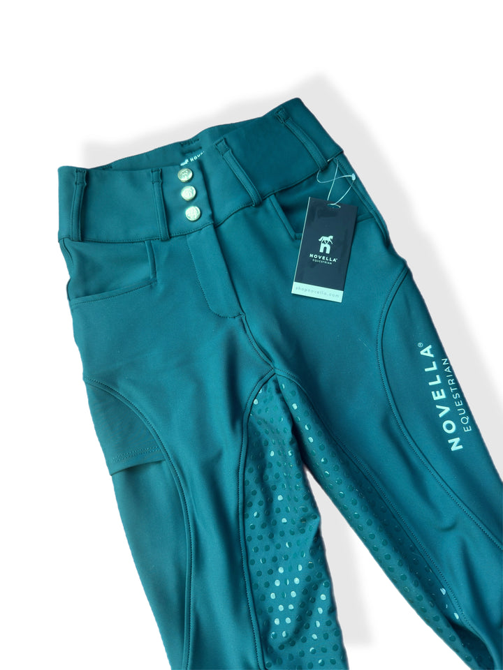 The Always Fits Full Seat Breech - Green - Leveza