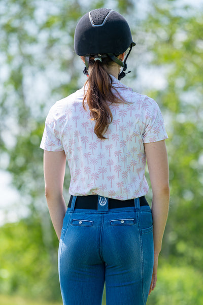 Pink Palm short sleeve - Final Sale