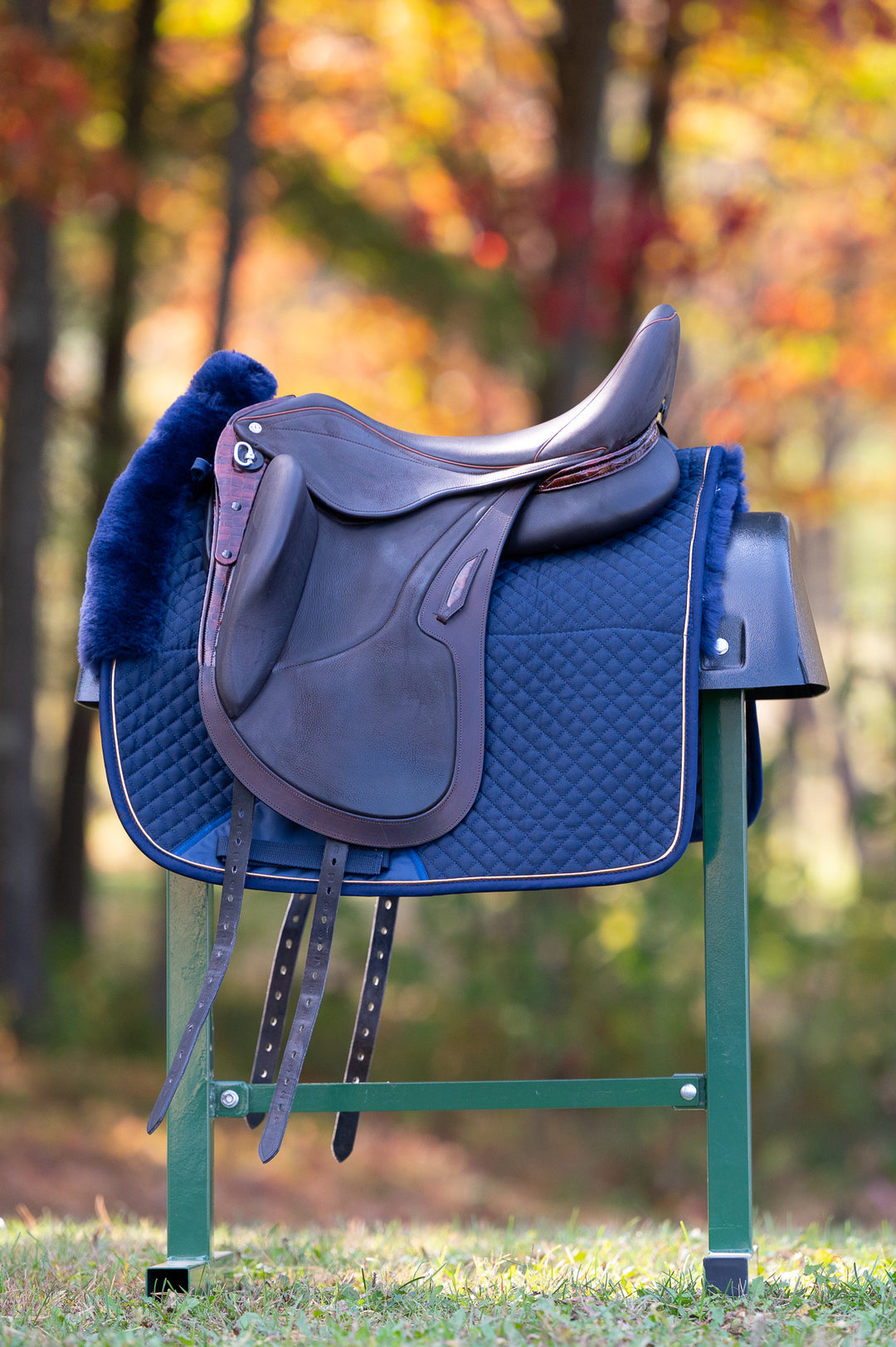 Navy Limited Sheepskin pad - Leveza