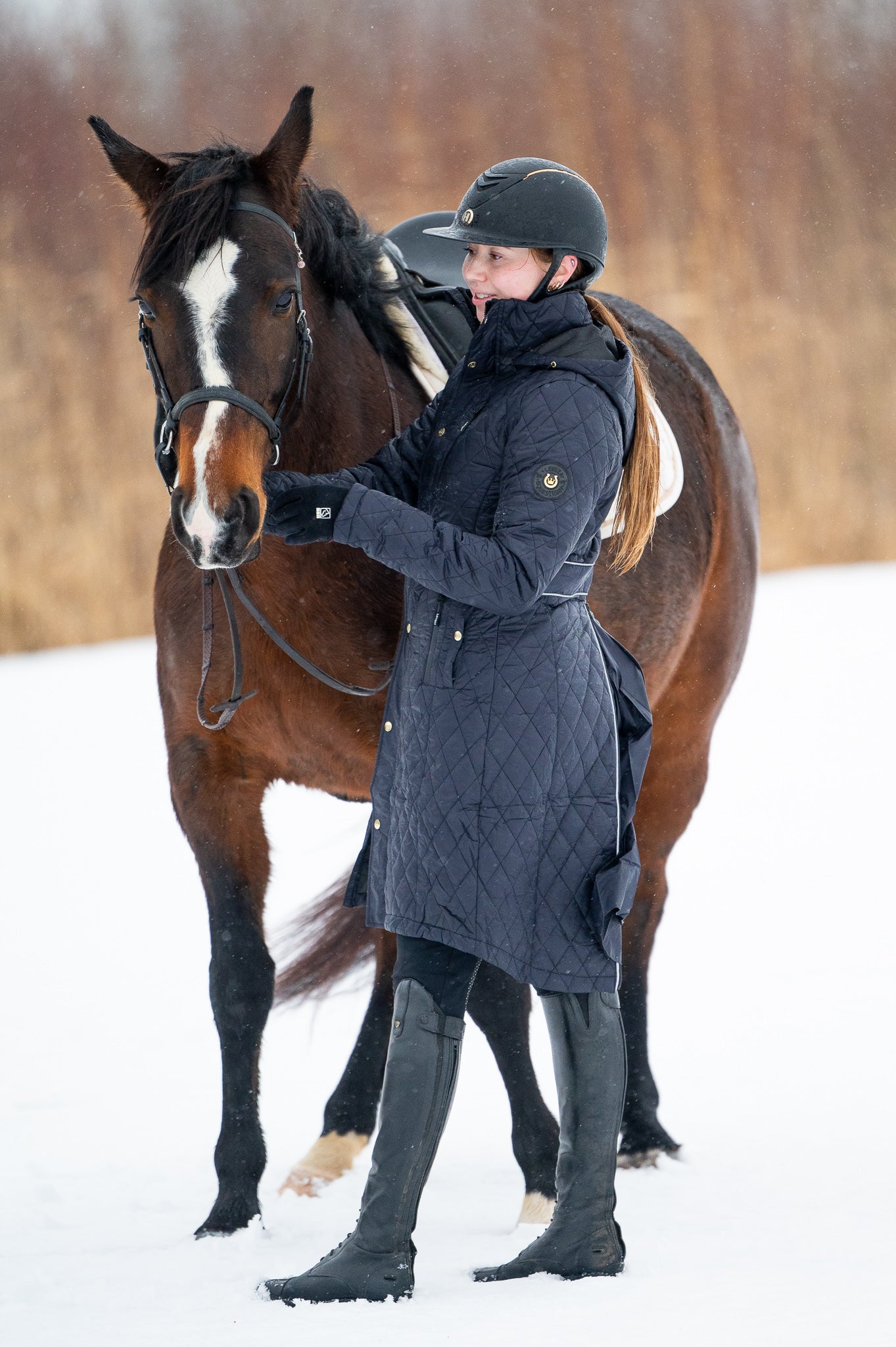KATMAI long winter jacket NAVY – Leveza