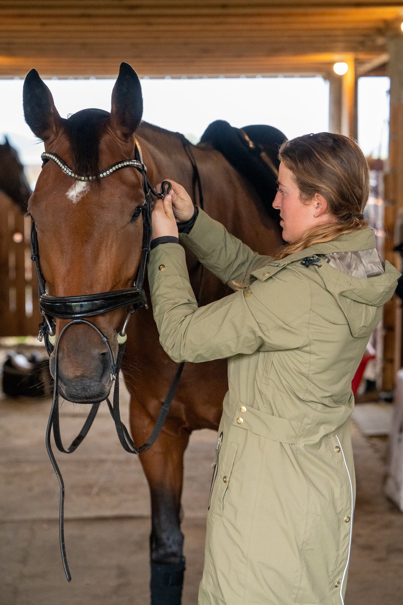 Tofino Waterproof riding jacket OLIVE