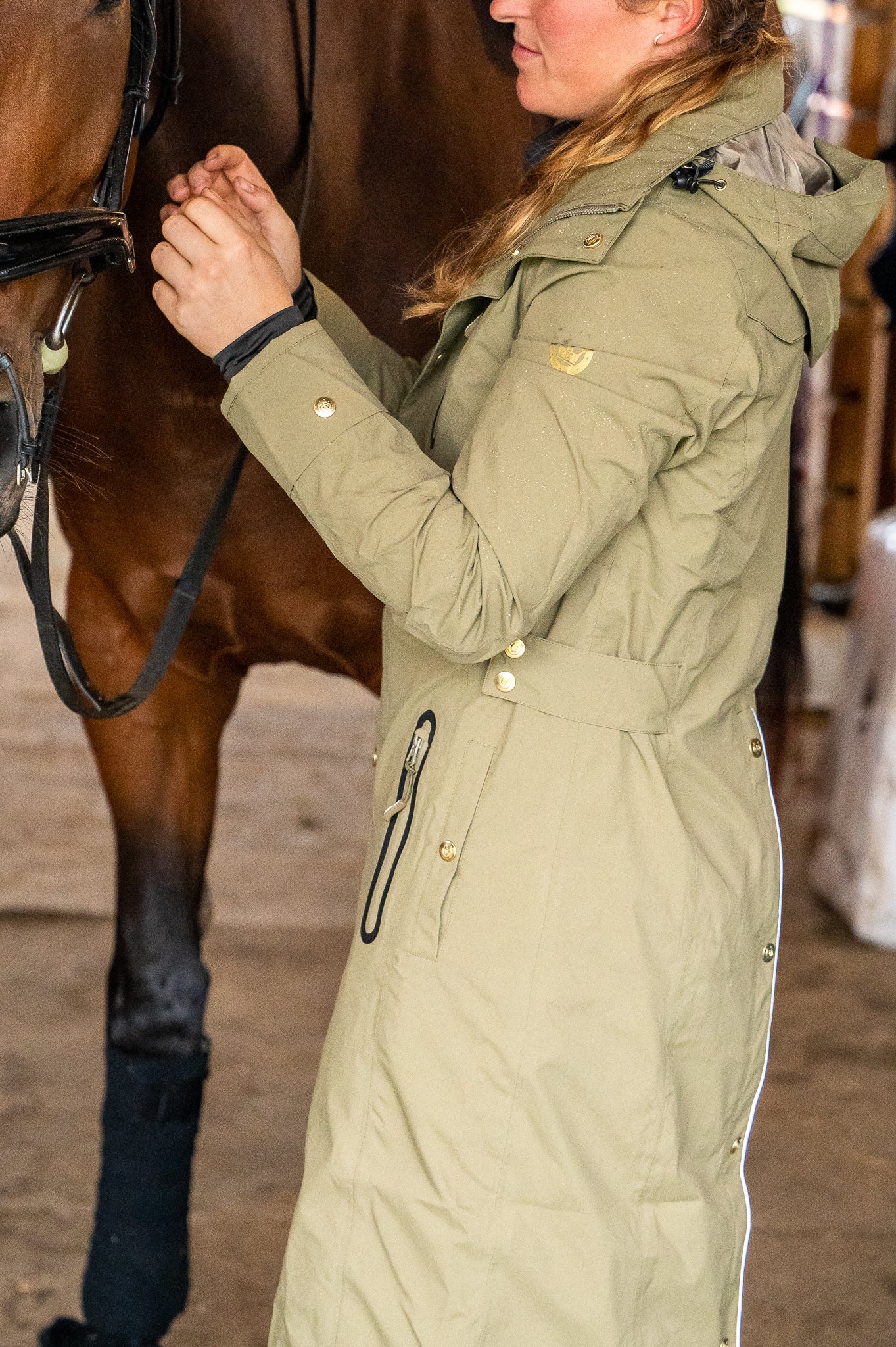 Tofino Waterproof riding jacket OLIVE - Limited Edition