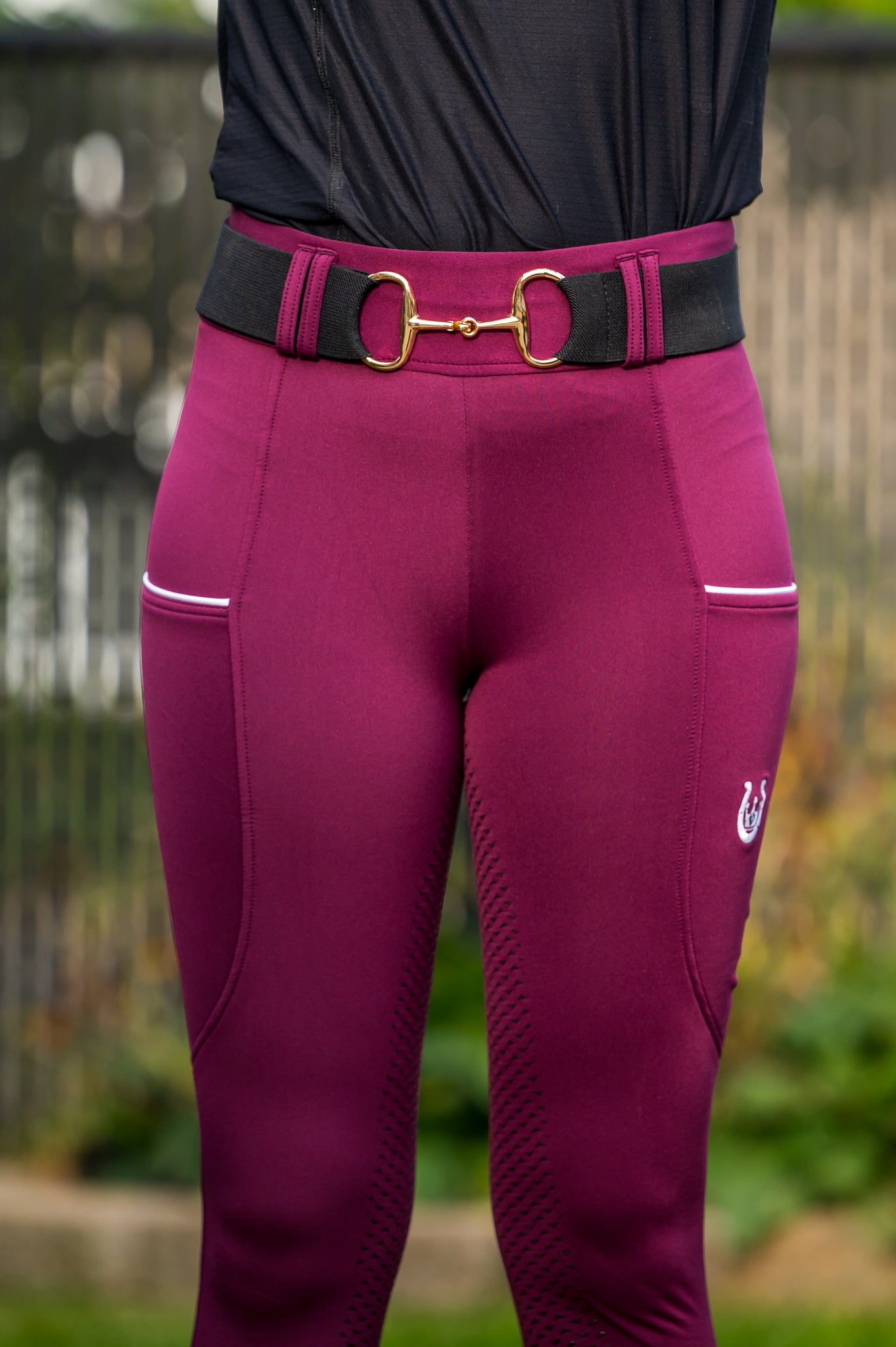 Winter leggings Berry
