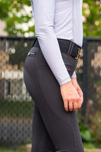 Legging d'équitation gris foncé