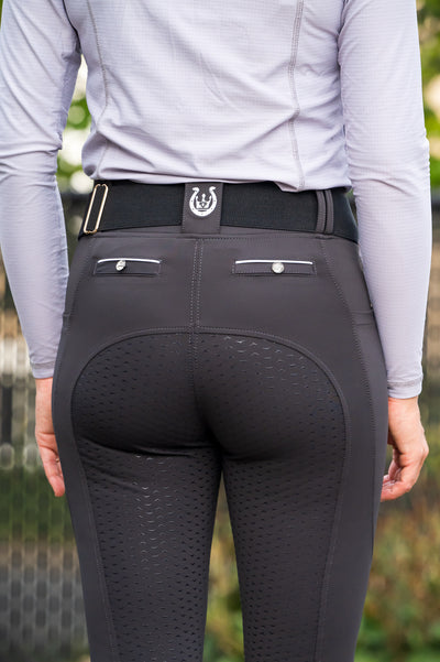 Legging d'équitation gris foncé