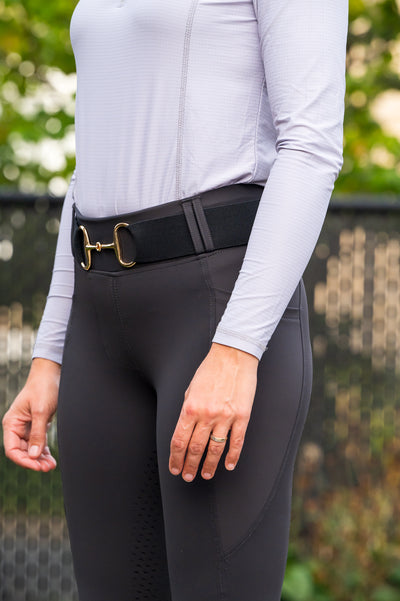 Legging d'équitation gris foncé