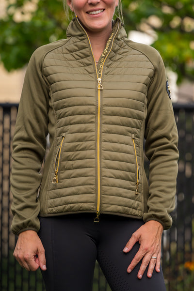 London Hybrid Jacket Olive Gold