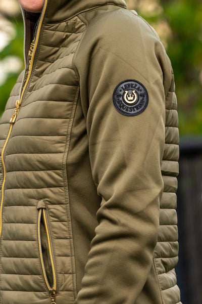 London Hybrid Jacket Olive Gold