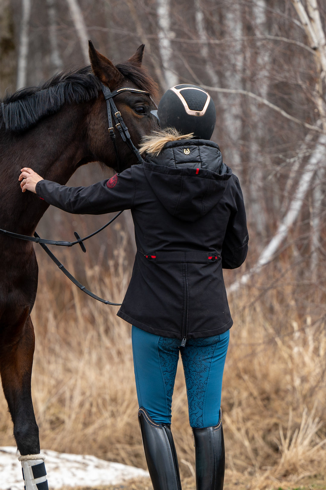 Dahousie Full Seat Summer Breeches - Petrol - Leveza