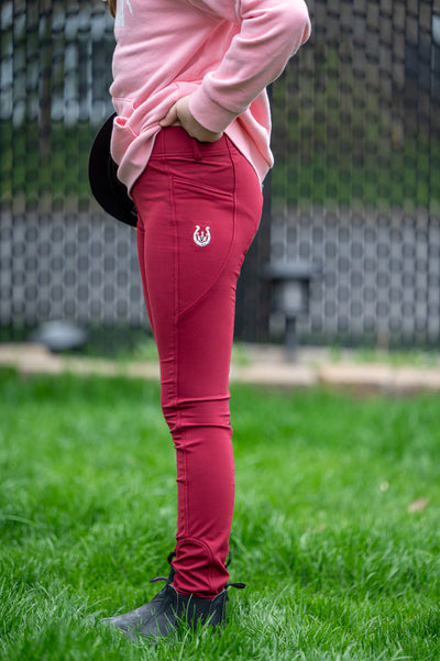 Kids yoga riding leggings