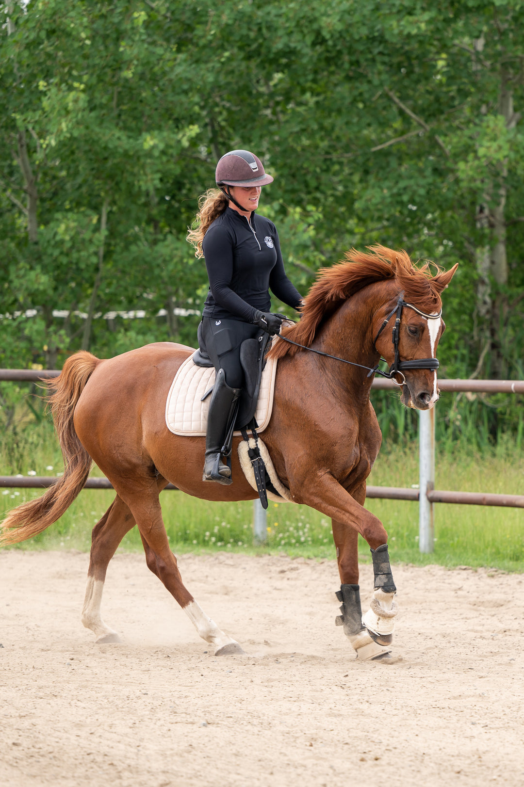 Serenata Black Riding leggings - Leveza