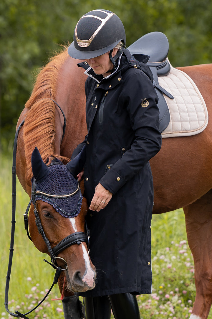 Tofino Waterproof riding Jacket - Black Gold - Leveza